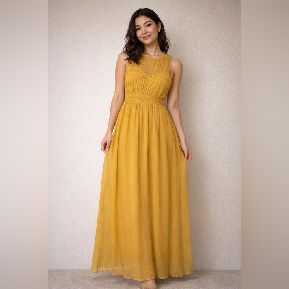 Old Navy Golden Sleeveless Dress